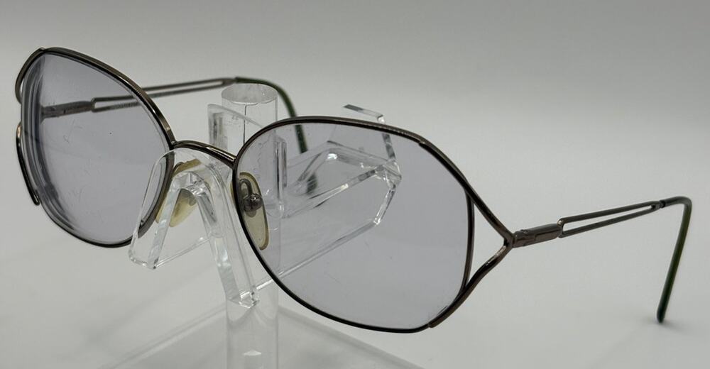 Sferoflex 2466 300 Brown Metal Eyeglass Frames 55-17-130 Made Italy